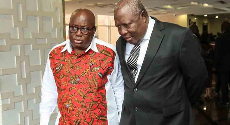 Nana Addo with Martin Amidu