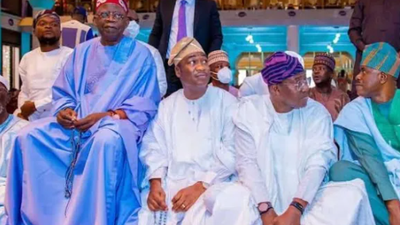 President Tinubu prays at Dodan Barracks Praying Ground