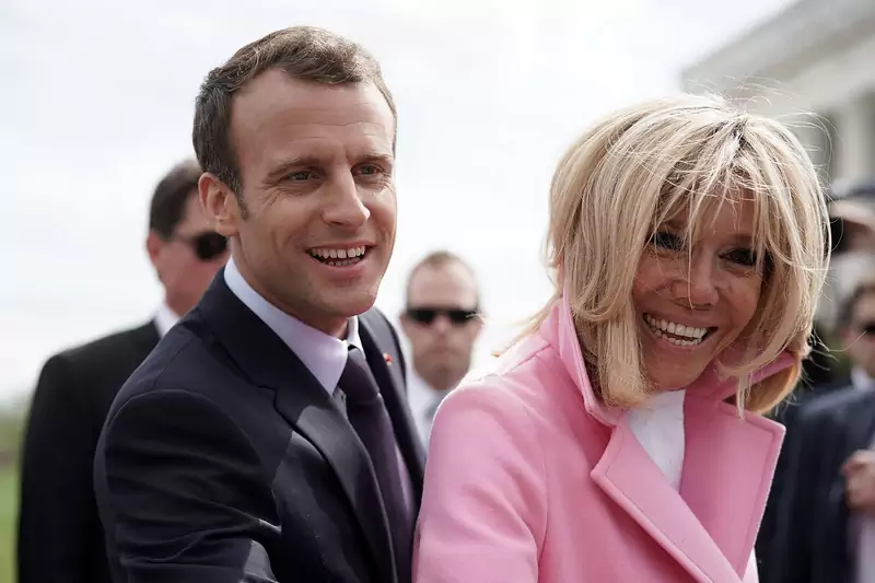 Brigitte Macron fot. Alex Wong / Staff/ GettyImages