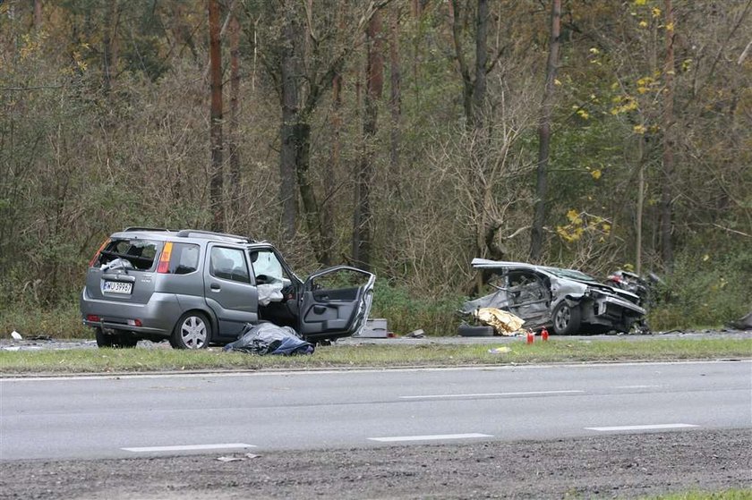 Warszawa, wypadek, ul Czecha, karambol, śmierć