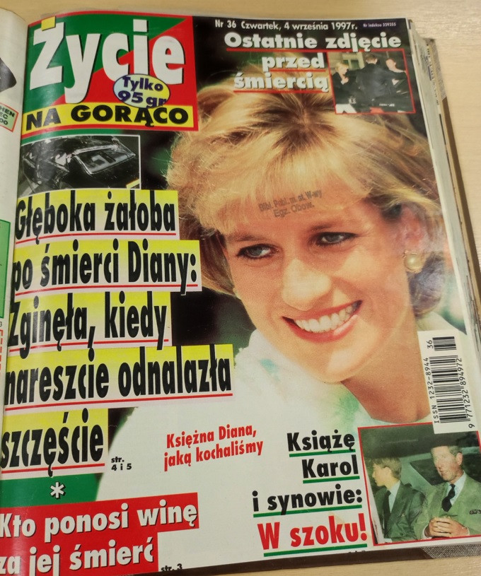 Polskie media o księżnej Dianie