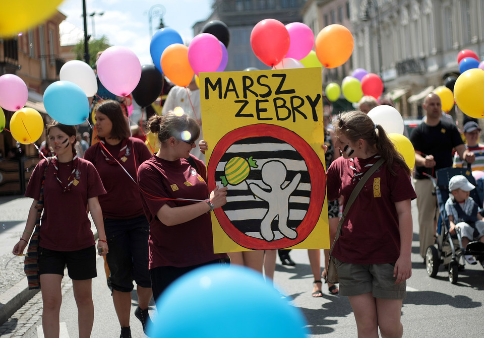 Marsz Zebry - by dzieci znały zasady