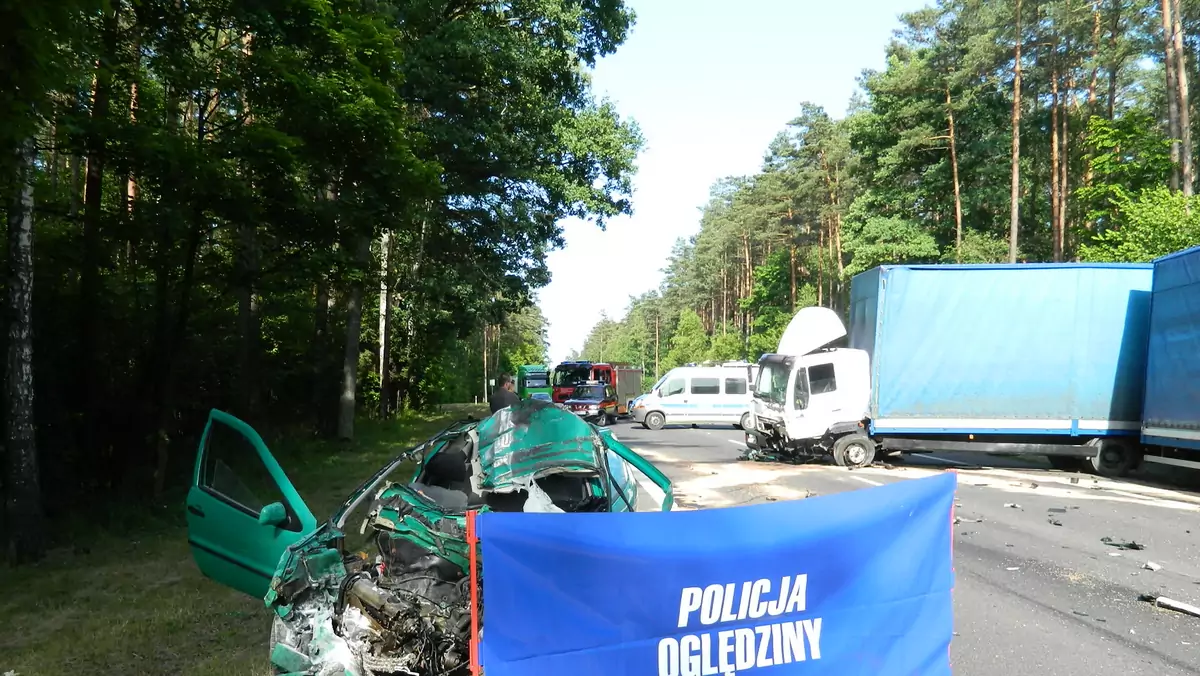 Tragiczny wypadek na krajowej "szesnastce"