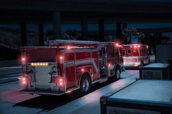 Pożar w Centrum Handlowym Janki. W barze z kebabem zapalił się tłuszcz