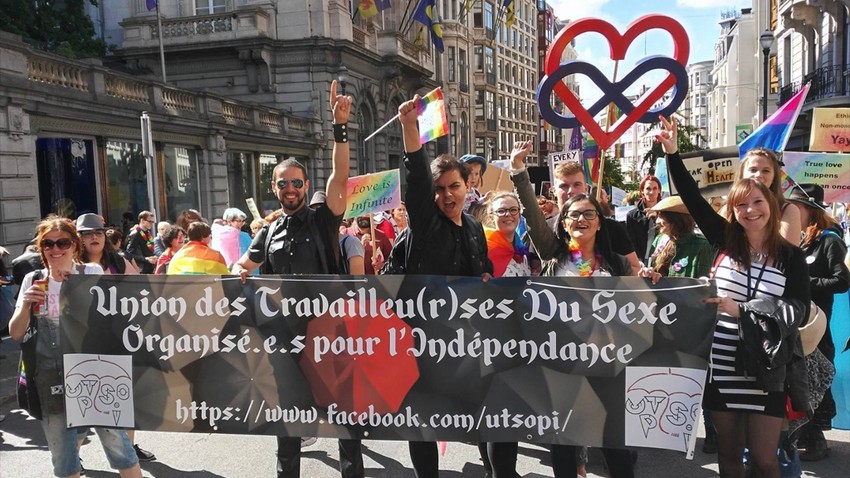 Protesti u znak podrške radničkim pravima seksualnih radnica održan je posle pandemije kovida | Foto: (UTSOPI