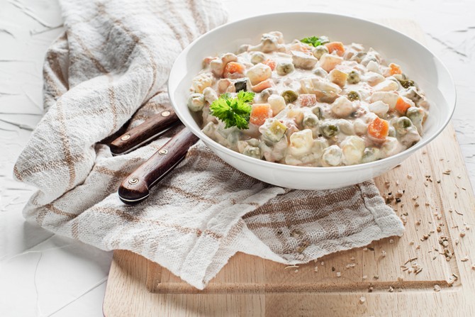 Ruska salata - originalni i najukusniji recepti