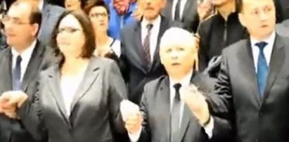 Tak Kaczyński tańczy u ojca Rydzyka!