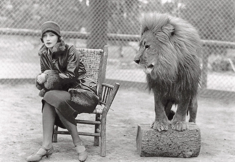 Greta Garbo i lew Leo