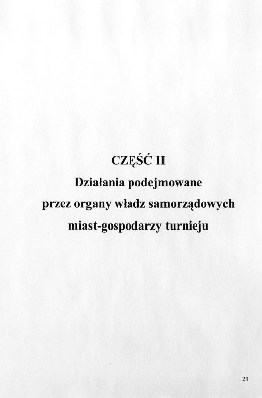 SPRAWOZDANIE MIROSŁAWA DRZEWIECKIEGO 23