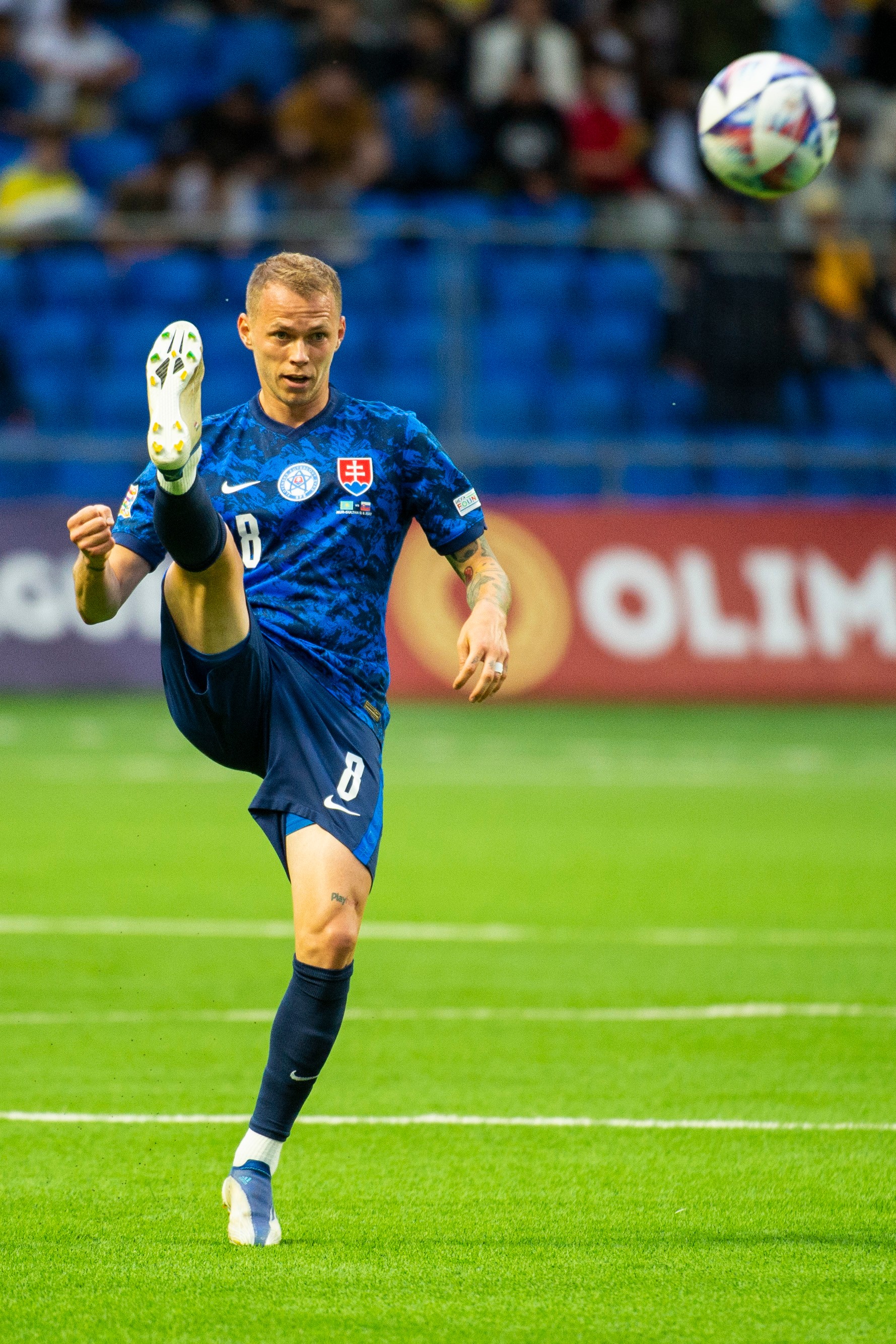 Útočník Ondrej Duda (Slovensko). 