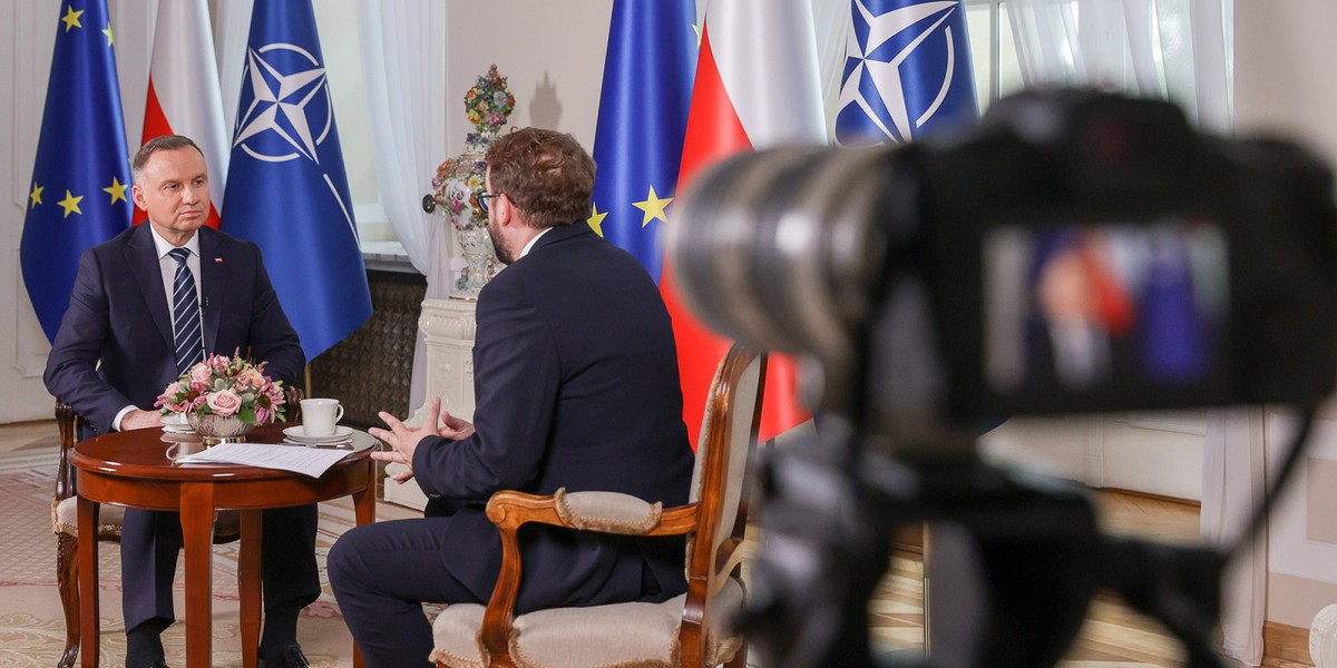 Prezydent Andrzej Duda w wywiadzie prasowym zadeklarował gotowość Polski do wzięcia udziału w misji pokojowej na UKrainie.