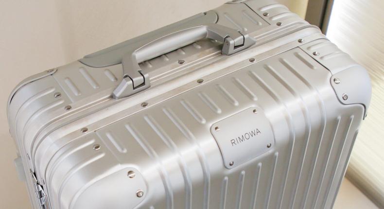 Wealthy travelers have become obsessed with Rimowa's sleek aluminum luggage, which starts at $1,430.Brittany Chang/Business Insider