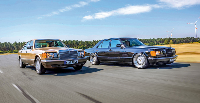 Mercedes 420 SEL kontra Klasa S inden Design