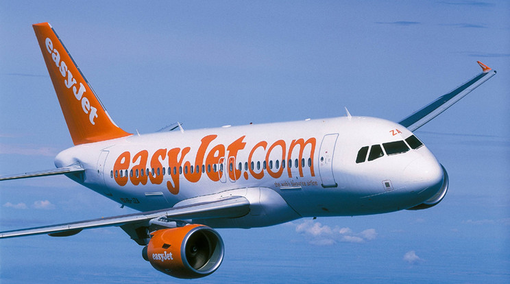 Az EasyJet légitársaság az egyik legnépszerűbb fapados járat / Fotó: Northfoto