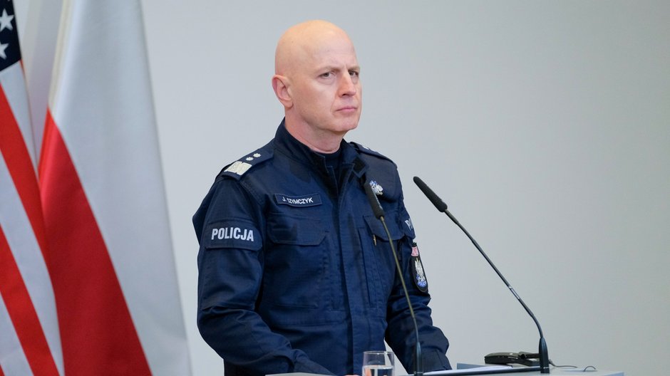 Komendant główny policji Jarosław Szymczyk