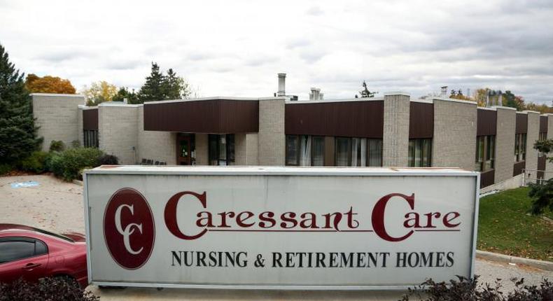 The Caressant Care Woodstock Long Term Care Home, where police accuse nurse Elizabeth Wettlaufer of killing seven elderly patients, is seen in Woodstock, Ontario, Canada October 25, 2016.