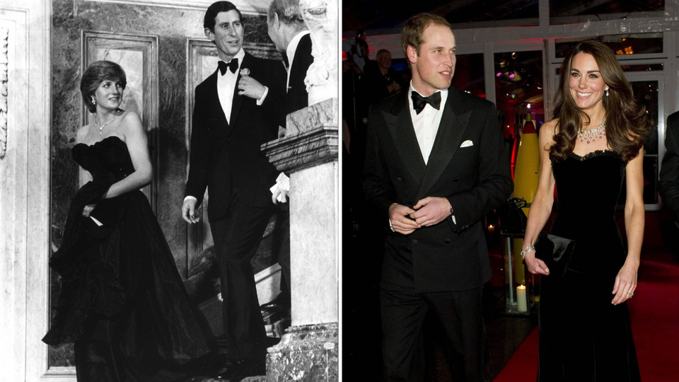 Diana w 1981 r. i Kate w 2011 r.