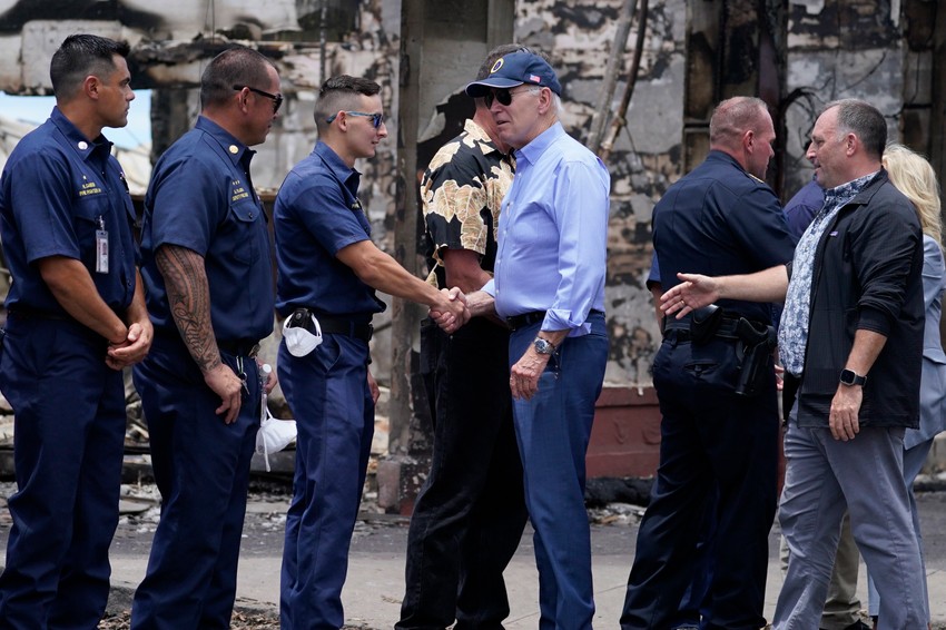 Poseta Džoa Bajdena Lahajni na ostrvu Maui, Havaji, nakon katastrofalnih požara