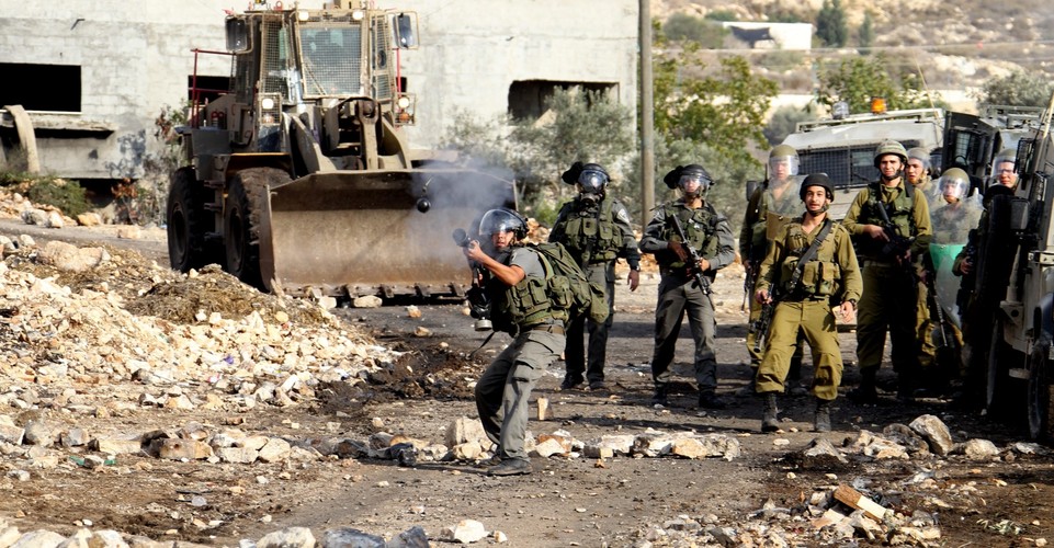 Walki w Strefie Gazy, ostrzał Izraela