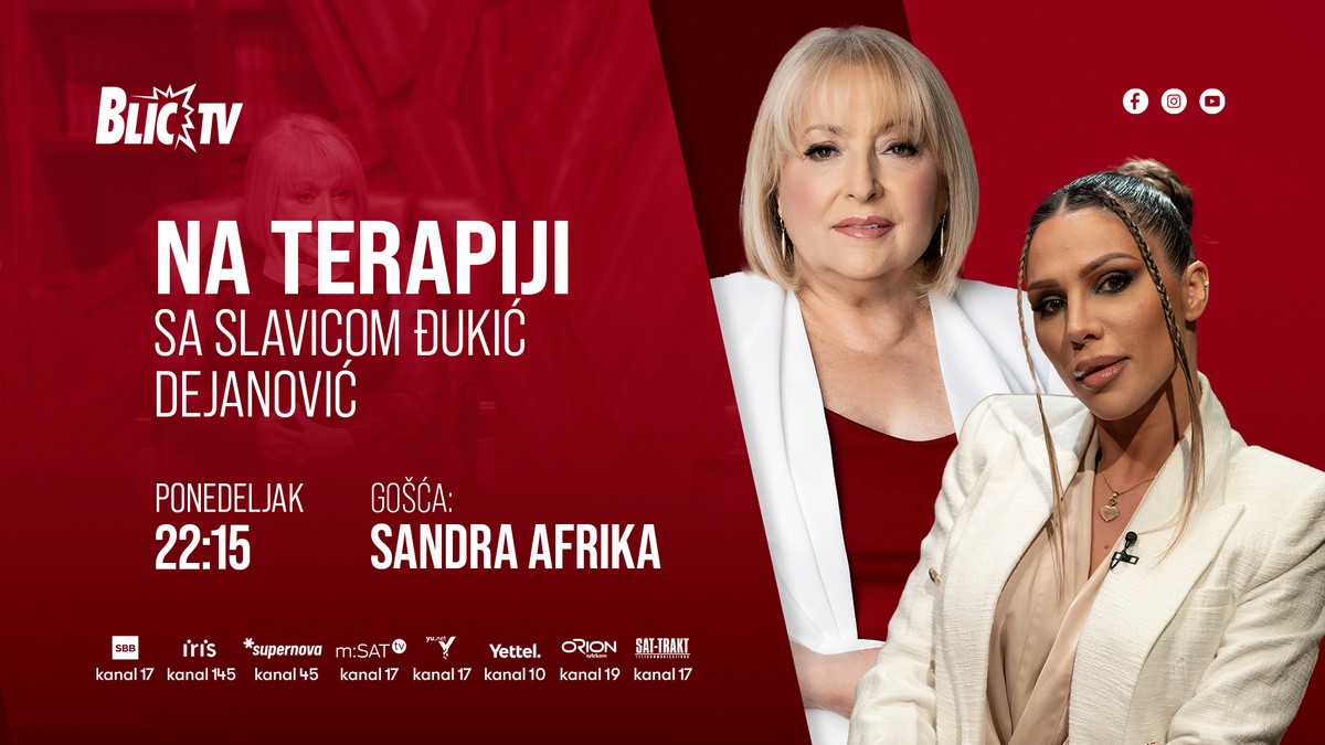Sandra Afrika, emisija "Na terapiji sa Slavicom Đukić Dejanović"