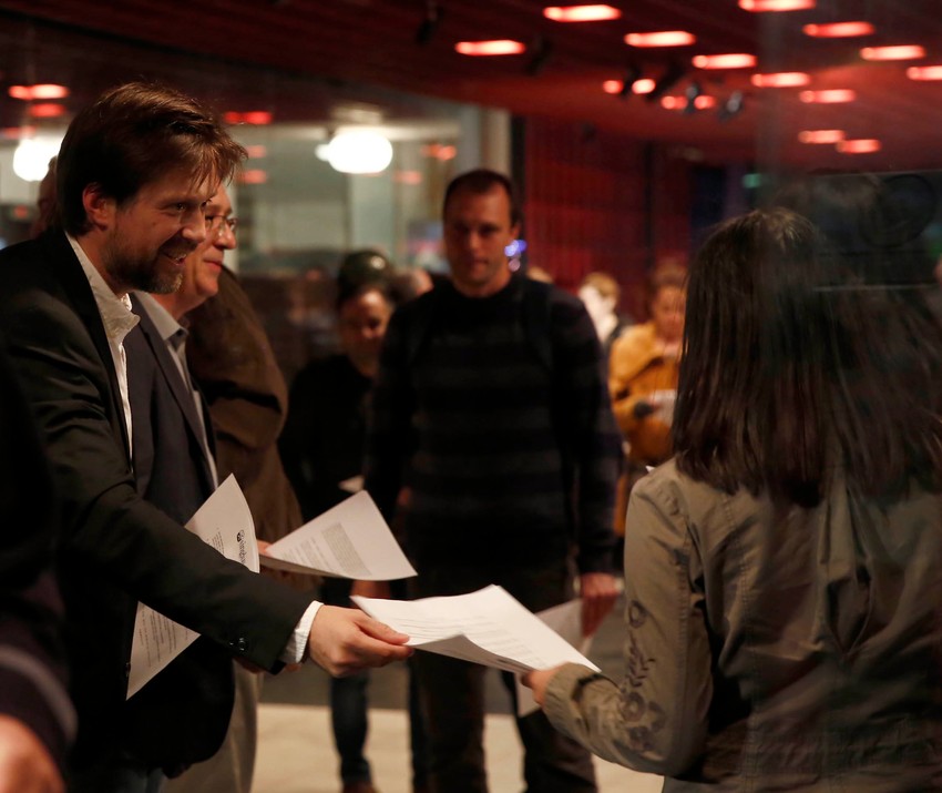 Narodno pozorište, štrajk upozorenja, Hadži Maričić, Hubač, Krivokapić