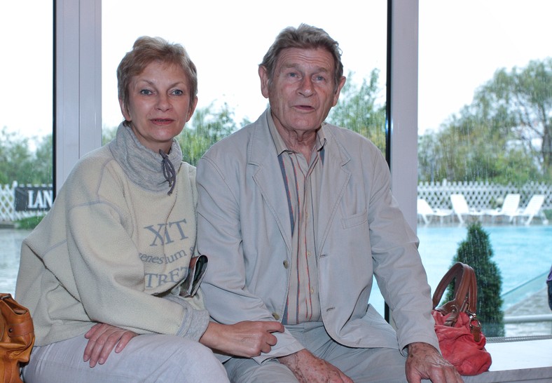 Stanisław Mikulski mit seiner Frau Małgorzata