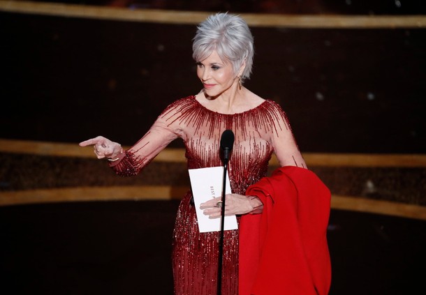 Jane Fonda na tegorocznej gali rozdania Oscarów