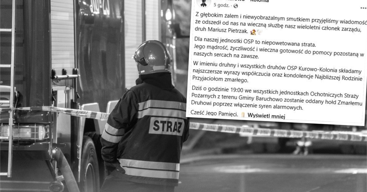 Tragiczna śmierć strażaka z Kurowa-Kolonii po użądleniu owada