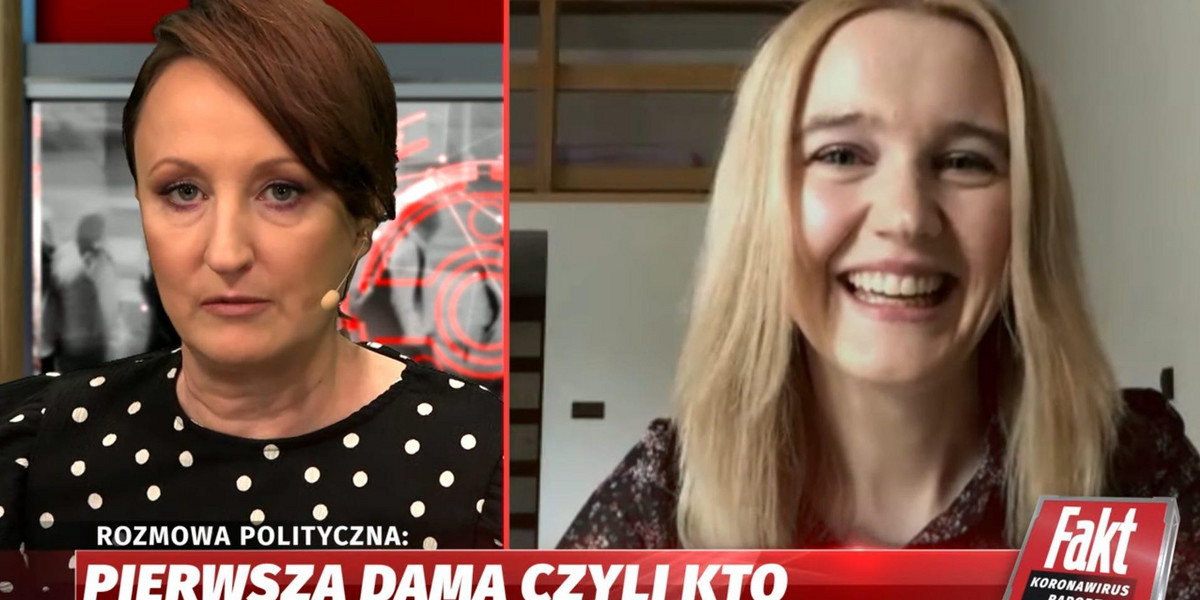 Agnieszka Burzyńska i Paulina Kosiniak-Kamysz