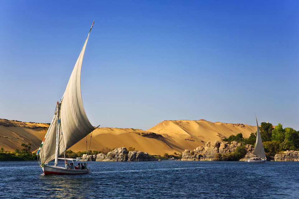 Rejs faluką po Nilu, Egipt