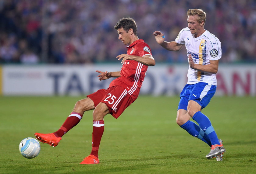 Thomas Mueller jest właścicielem  mistrzowskiego konia. Kolega Roberta Lewandowskiego może sporo zarobić