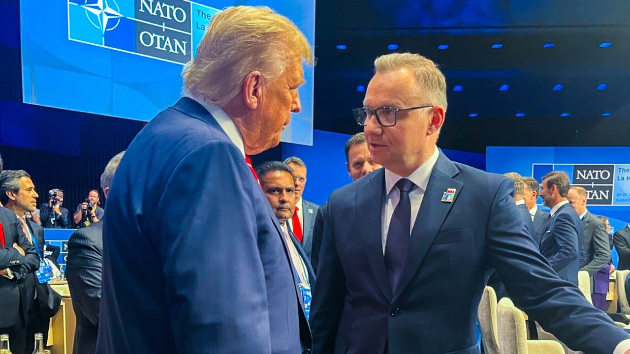 Szczyt NATO w Hadze. Andrzej Duda rozmawiał z Donaldem Trumpem