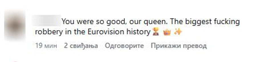 Fanovi Tamare Živković razočarani