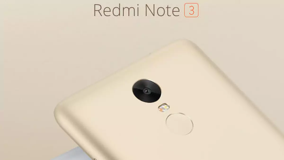 Xiaomi Redmi Note 3 oficjalnie. Ciekawy smartfon w niewygórowanej cenie