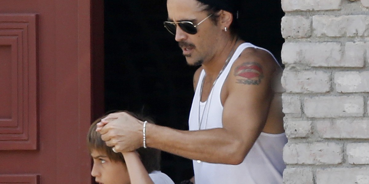 Colin Farrell z synem