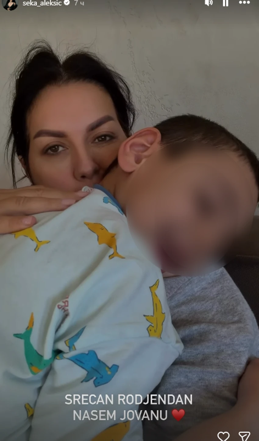 Seka i Veljko danas slave rođendan sinu Jovanu