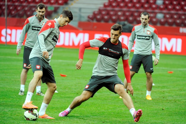 Polacy szykują się na Szkotów. Kadra Nawałki trenowała na Stadionie Narodowym