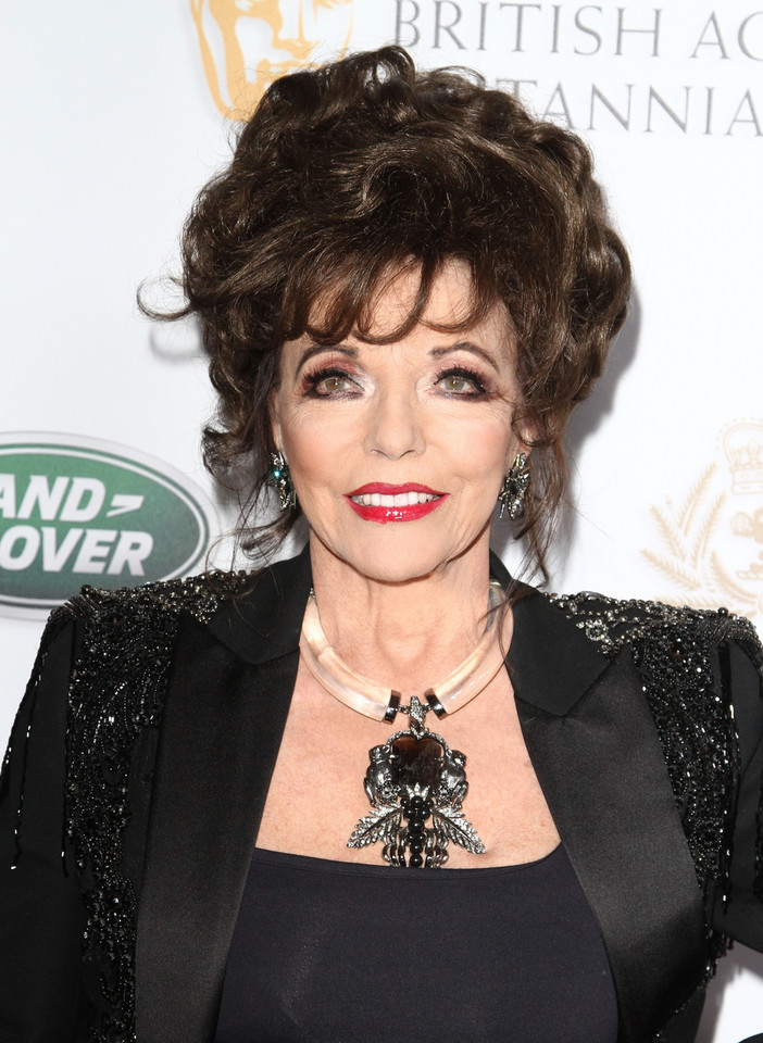 Joan Collins na gali British Academy Britannia Awards w Beverly Hills