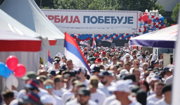 Skup SNS u Beogradu