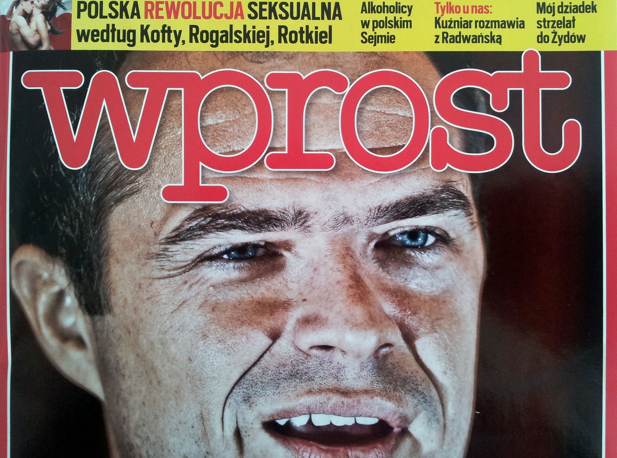 Okładka tygodnika "Wprost"
