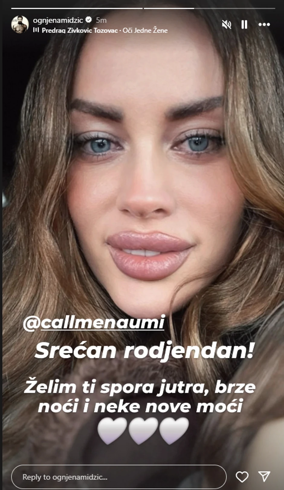 Ognjen Amidžić čestitao rođendan Mini