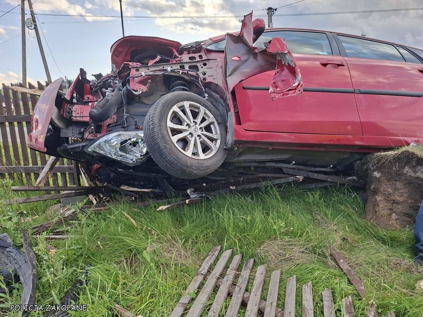 Wypadek w Białce Tatrzańskiej.