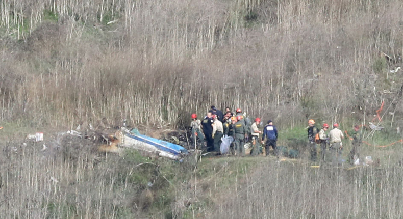 kobe helicopter crash site