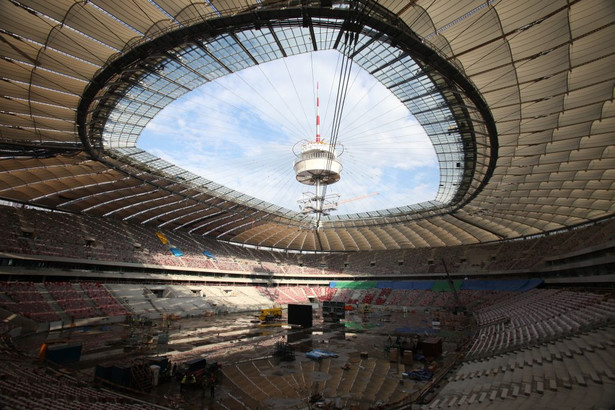 Stadion Narodowy w Warszawie: zakończono montaż dachu (3). Fot. Narodowe Centrum Sportu