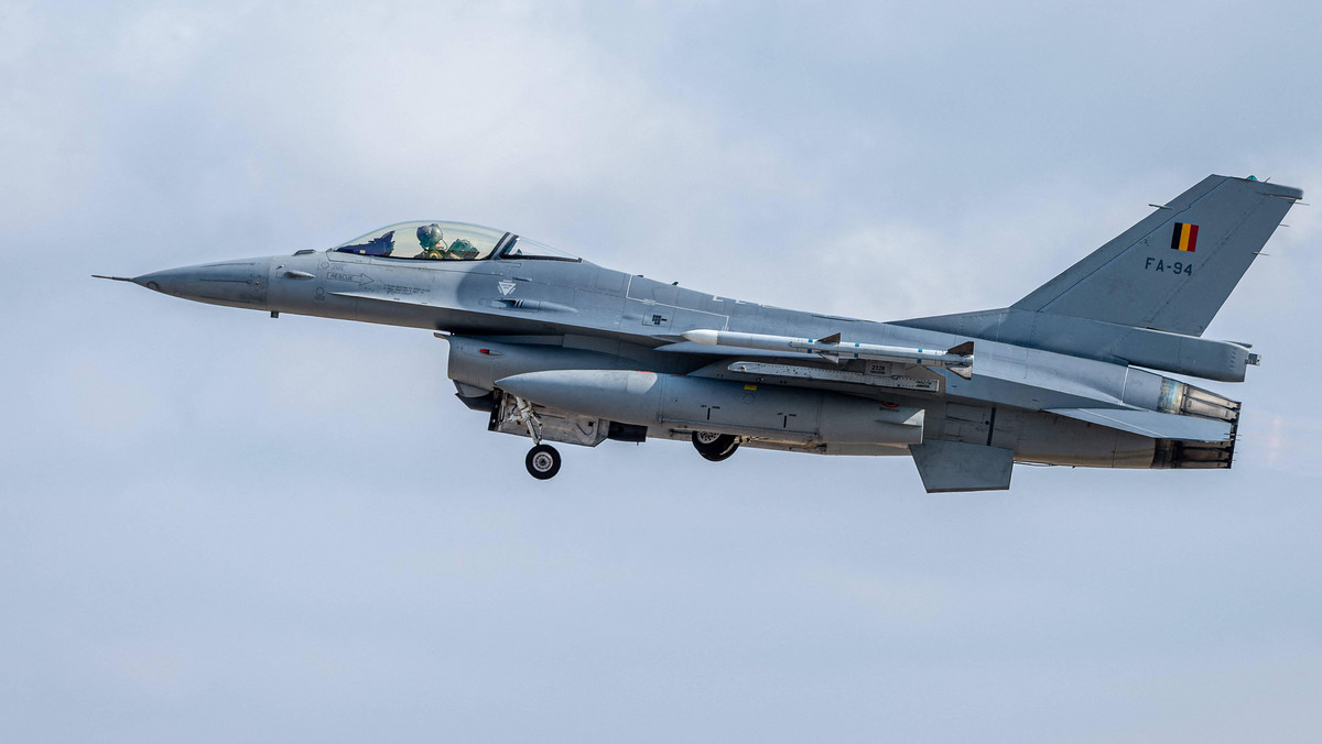 Belgia zainwestuje 100 mln euro w konserwację samolotów F-16 dla Ukrainy