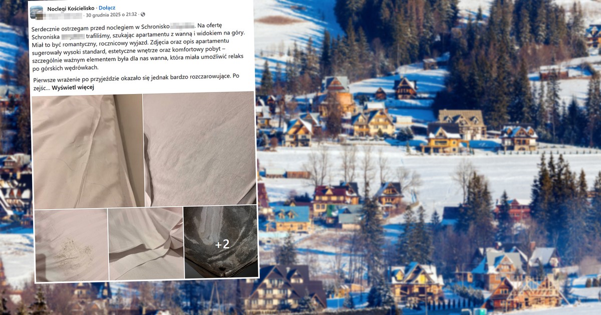 Turyści pokazali obrzydliwe obrazki ze schroniska w Kościelisku. "Miał być romantyczny wyjazd..."