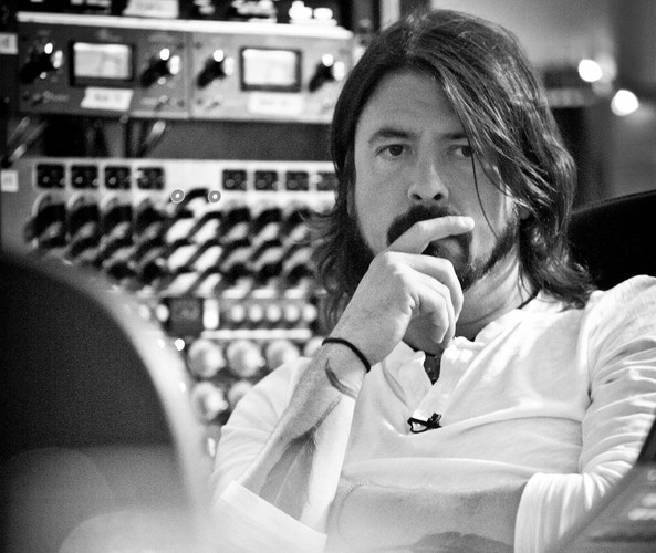 Dave Grohl podczas pracy nad 'Sound City'
