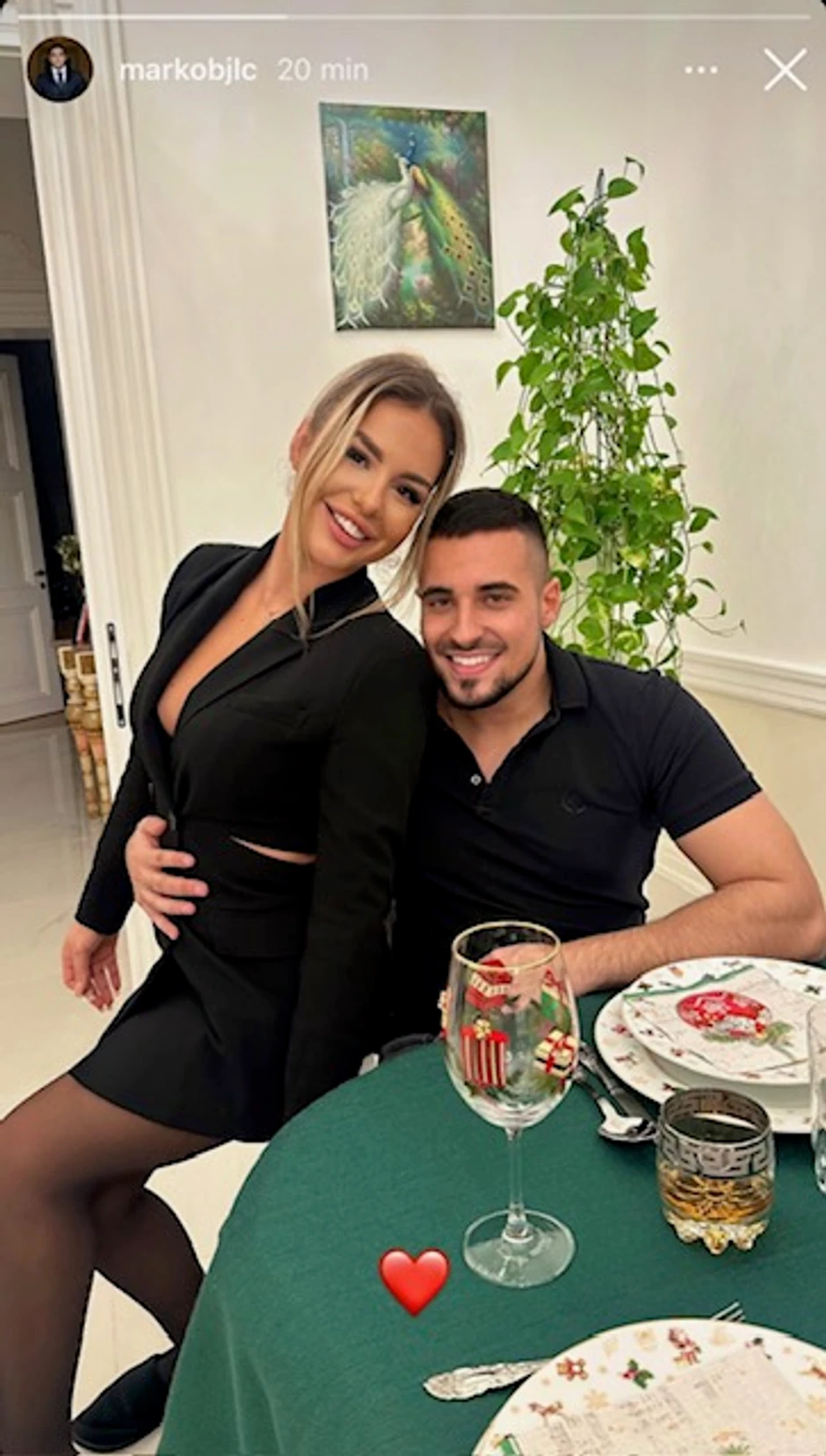 Sin Dragane Mirković sa devojkom