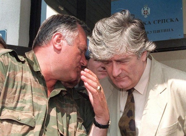 Ratko Mladić i Radovan Karadzic