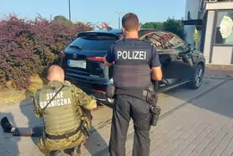 Polsko-niemiecki patrol zatrzymał ukraińskiego kierowcę w Lexusie. Wykonywał zlecenie
